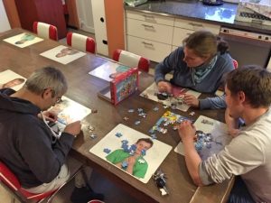 Gemeinsames Puzzeln